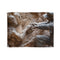 Warrior Carving Time into Rock Wall — Plush Fleece Throw Blanket — Full Flat Artwork View