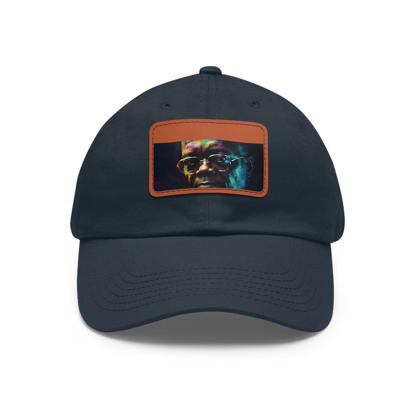 Neon Fusion: Samuel LJackson Watercolor Baseball Cap