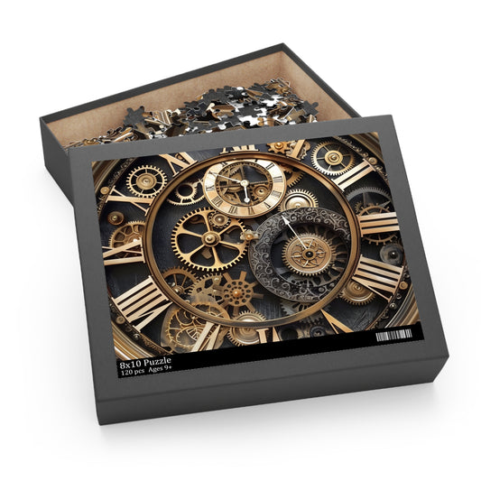 Steampunk Gear Clock Puzzle | Puzzle | Back-to-School, Fall Picks, Games, Holiday Picks, Home & Living, Puzzles, TikTok, Valentine's Day, Valentine's Day Picks | Prints with Passion