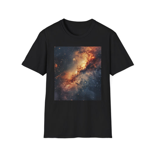 "Celestial Canvas: Galaxy Painting T-Shirt"