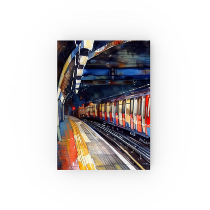 Tube Tales London Underground Journey Journal - High-quality and versatile city-themed notebook, perfect for all seasons. Makes a great gift! Visit our shop.