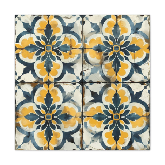 this artwork adds elegance to any room.

Elevate your decor with our Artisan Tiles Canvas Print