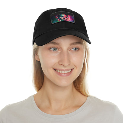 Neon Watercolor Charm: Charlize Theron Edition Baseball Cap