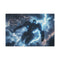 Mech Warrior under Lightning Storm — Canvas Wall Art — Front Gallery-Wrapped Canvas View