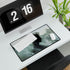 Abstract Waves Forming Human Silhouette — XL & XXL Desk Mat — Product Detail View 7