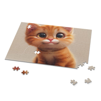 Charming Cute Cat Cartoon Jigsaw Puzzle for Cat Lovers