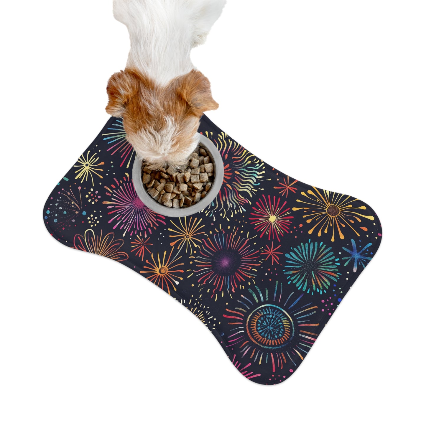 Fireworks Fiesta Pet Feeding Mat