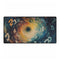 Time Vortex with Melting Numbers — XL & XXL Desk Mat — Full Top-Down Artwork View