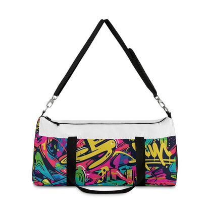 Neon Graffiti Duffel Bag