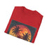 California Outrun Retro Sunset Palms Graphic Unisex Softstyle T-Shirt