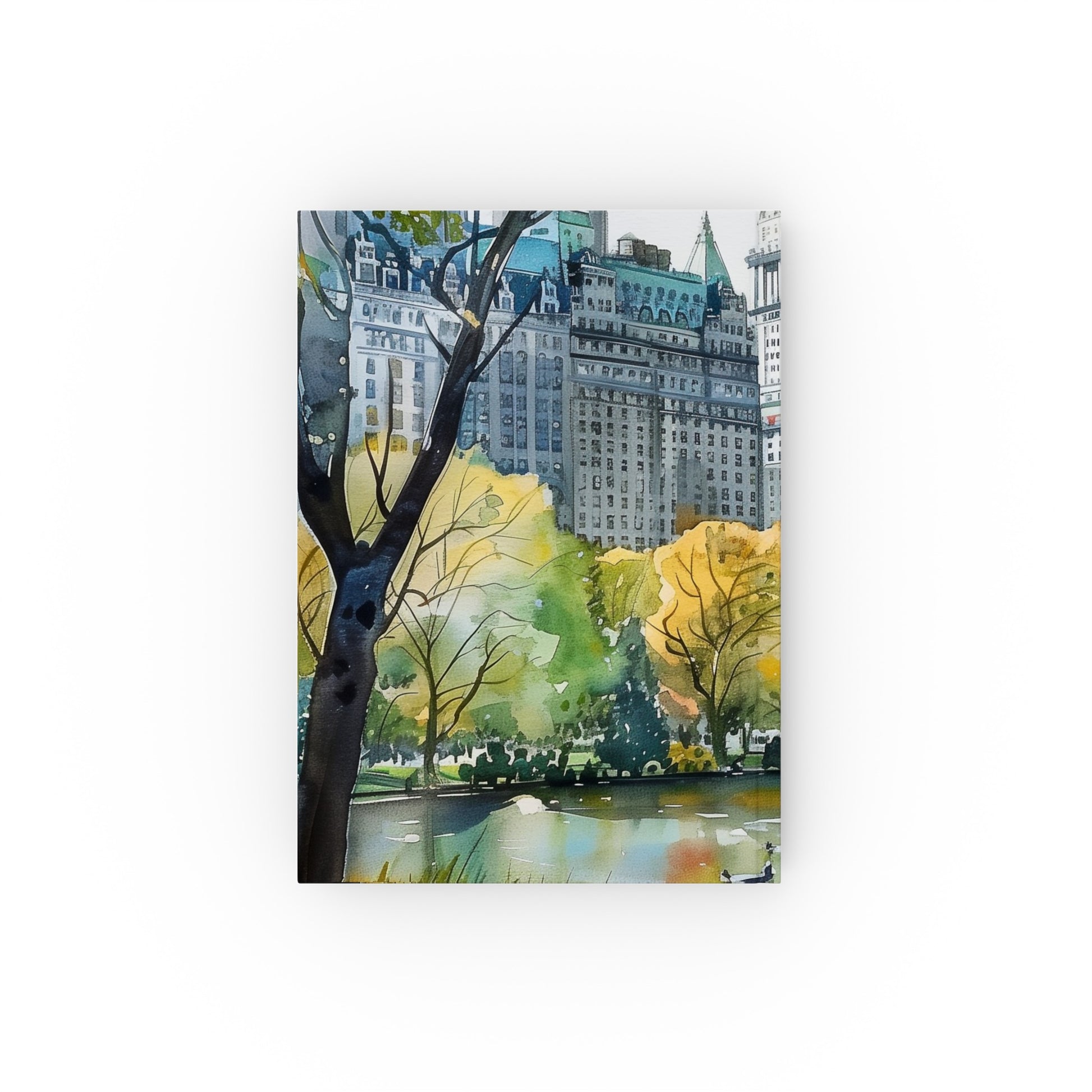 "Central Park Serenity Journal: NYC Oasis Watercolor Cover, High-Quality & Stylish, Perfect Gift"