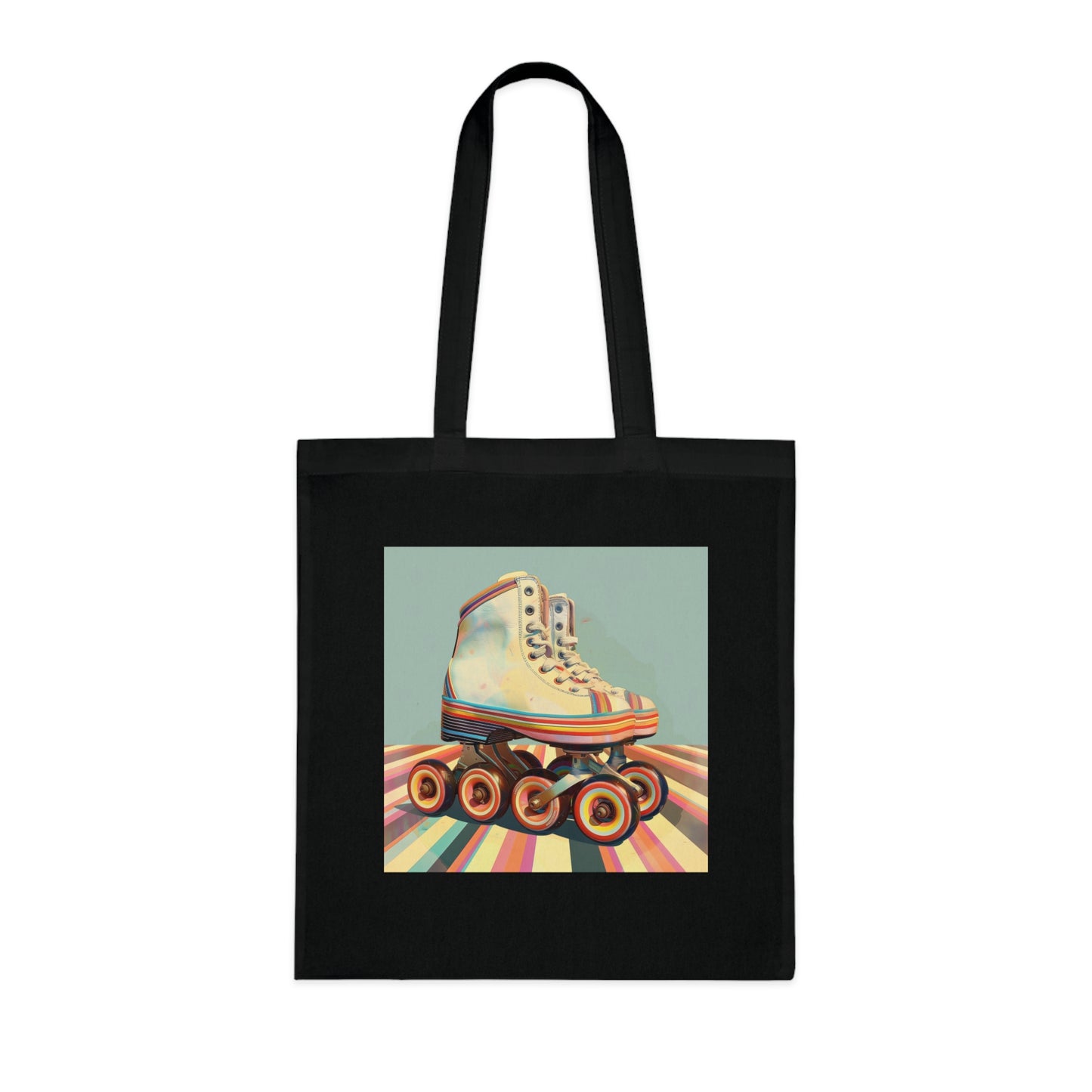 Retro Roller Vibes Tote Bag