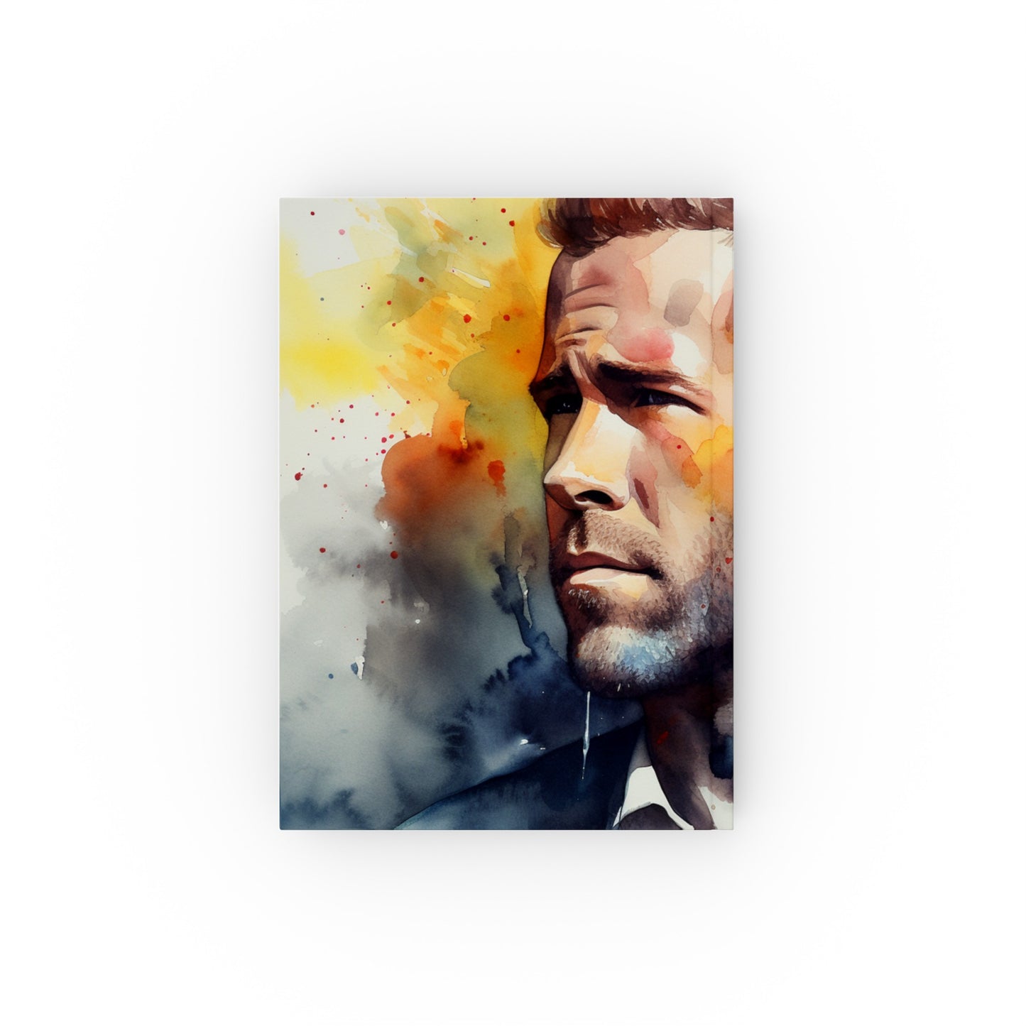 "Ryan Reynolds Fan Journal - Watercolor Cover, High-Quality Material, Perfect for All Seasons | Shop Now!"