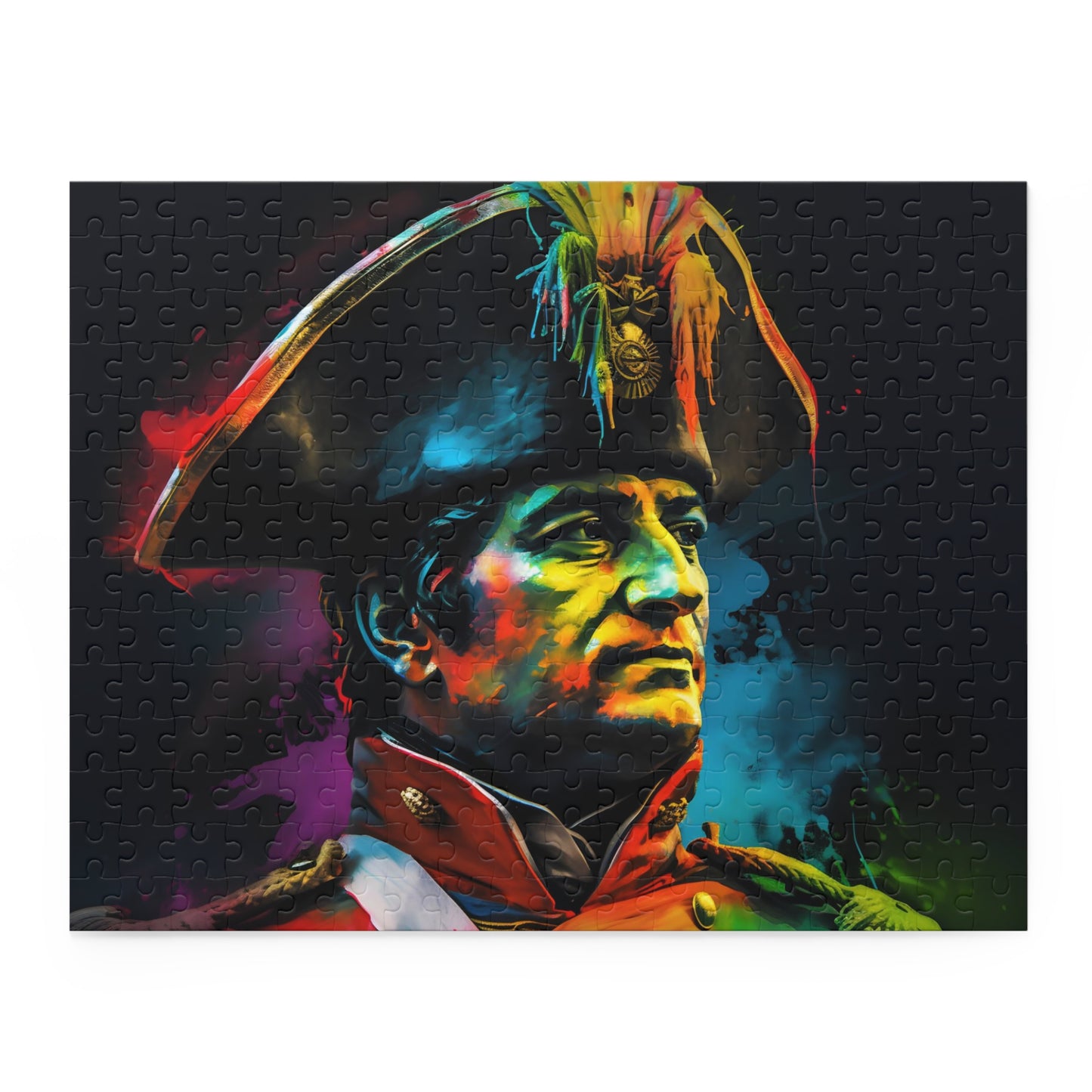 Napoleon Watercolor Neon Jigsaw Puzzle