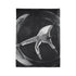 Ballet Dancer Spinning Through Gravity — Plush Fleece Throw Blanket — Product Detail View 10