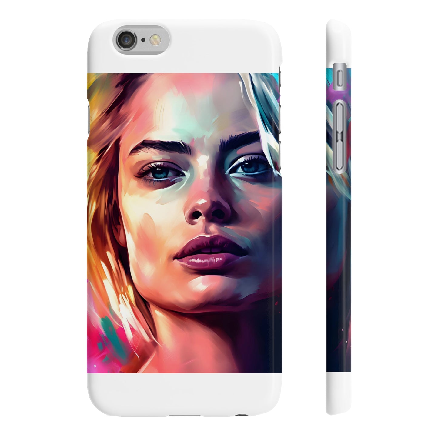 Neon Margot: A Watercolor Phone Case