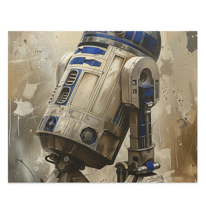 "R2-D2 Star Wars jigsaw puzzle, galactic adventure for fans of iconic franchise"