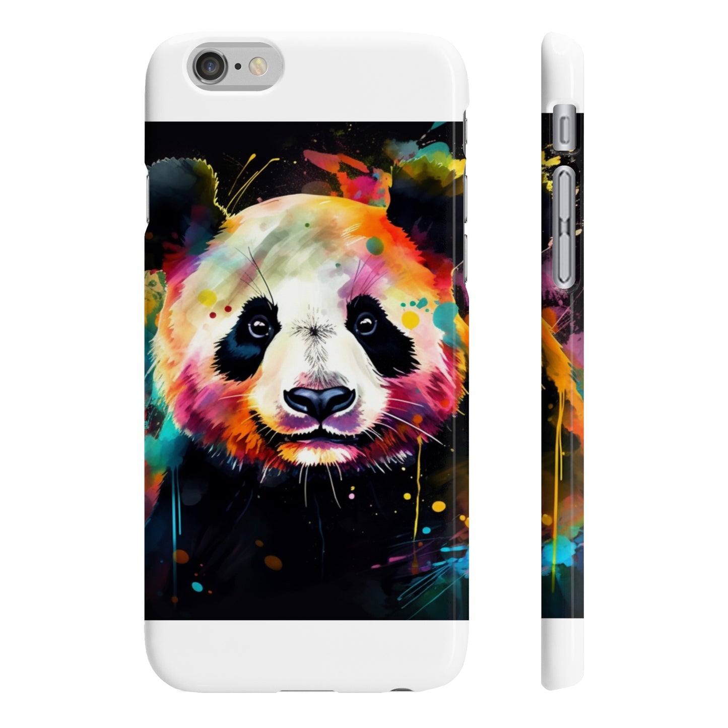 Playful Panda: Watercolor Phone Case