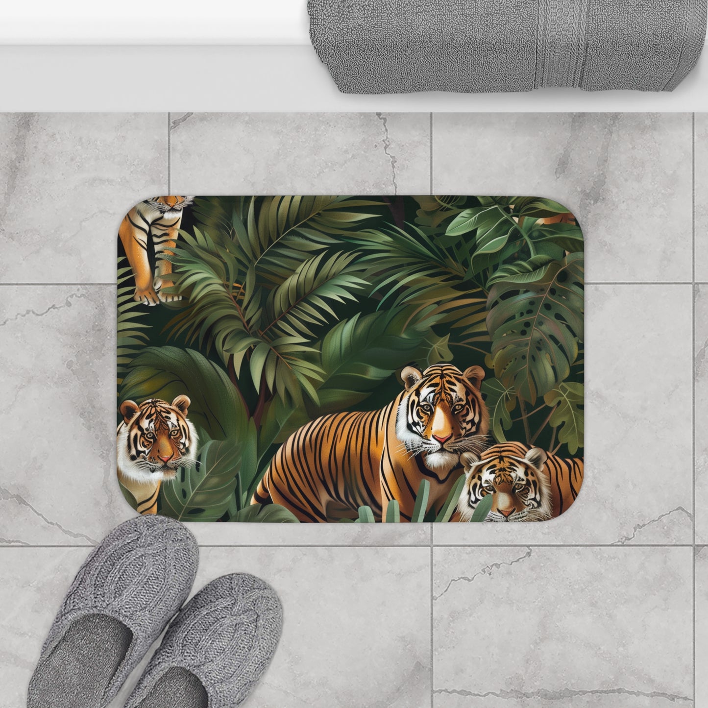 Tiger Safari Bath Mat