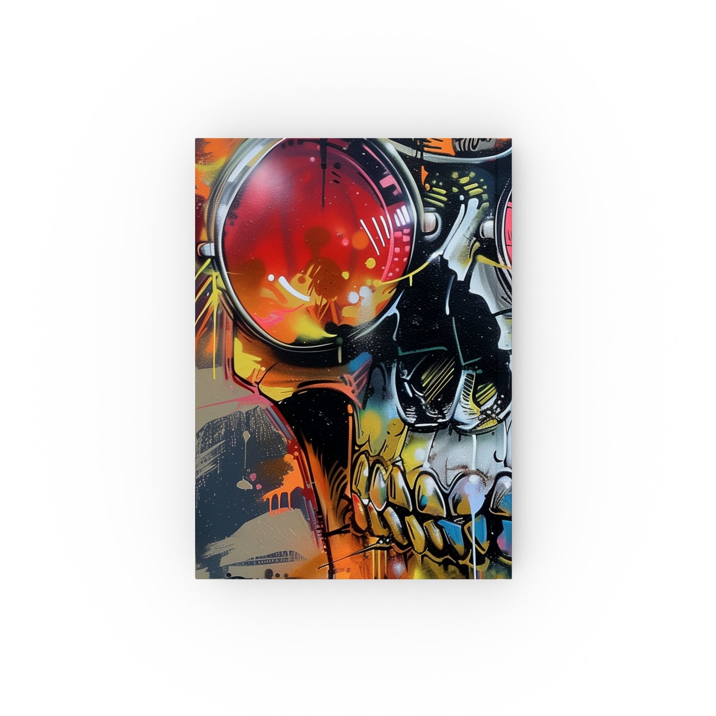 Urban Canvas Graffiti Art Journal: Vibrant street art cover, perfect for sketching, writing, and gifting.