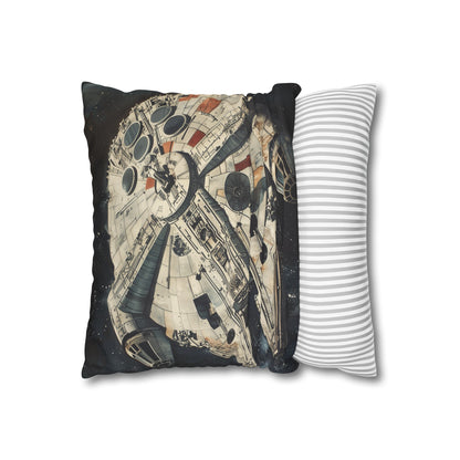 "Star Wars Millennium Falcon Hyperspace Pillowcase - High-quality, stylish design for all seasons, perfect gift for fans"