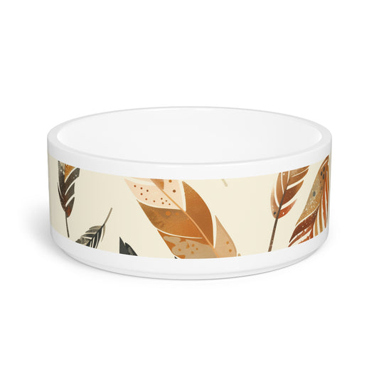 Boho Feathers Bliss Pet Bowl