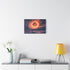 Solar Storm Erupting over Frozen Jungle Stretched Canvas Wall Art