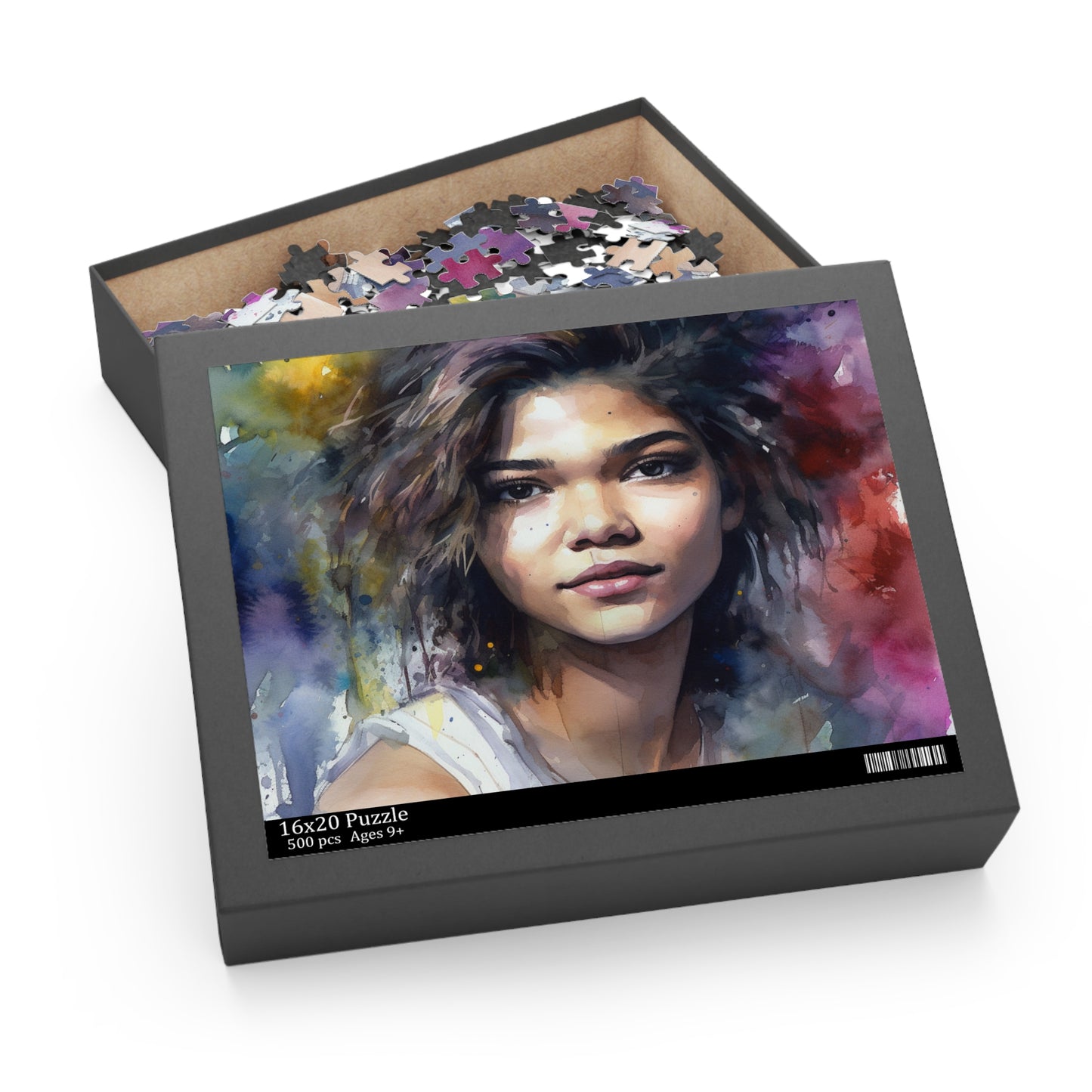 Zendaya Watercolor Jigsaw Puzzle