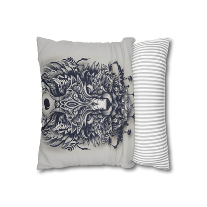 "Guardian Spirit Pillowcase: Connect with your spirit guide through this tribal art-inspired design. High-quality, comfortable, and perfect for all seasons. Makes a great gift! Shop now."