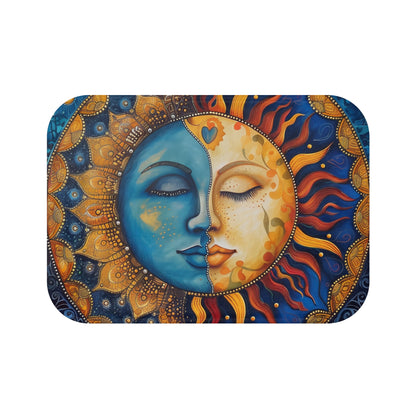 Sun & Moon Mandala Bath Mat