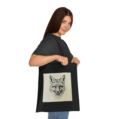 Angular Fox Tote Bag