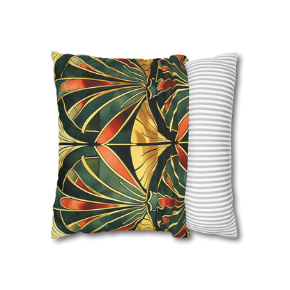 "Deco Dreams Pillowcase - Art Deco Elegance with Abstract Patterns | High-Quality Material, Stylish Design - Perfect for All Seasons | BenCPrints"