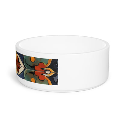 Artisan Tiles Pet Bowl: Stylish, Seamless, Chic