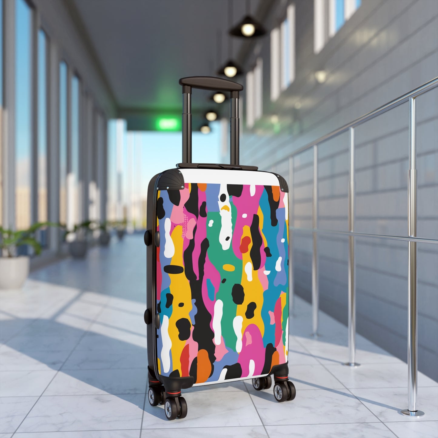 Vibrant Abstract Pattern Suitcase