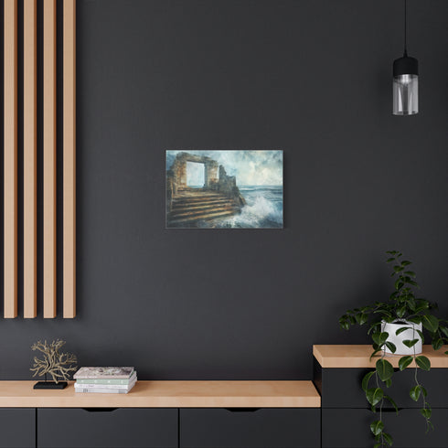 Crystal Tide Sweeping over Ruins (Edition II) — Canvas Wall Art — Product Detail View 5