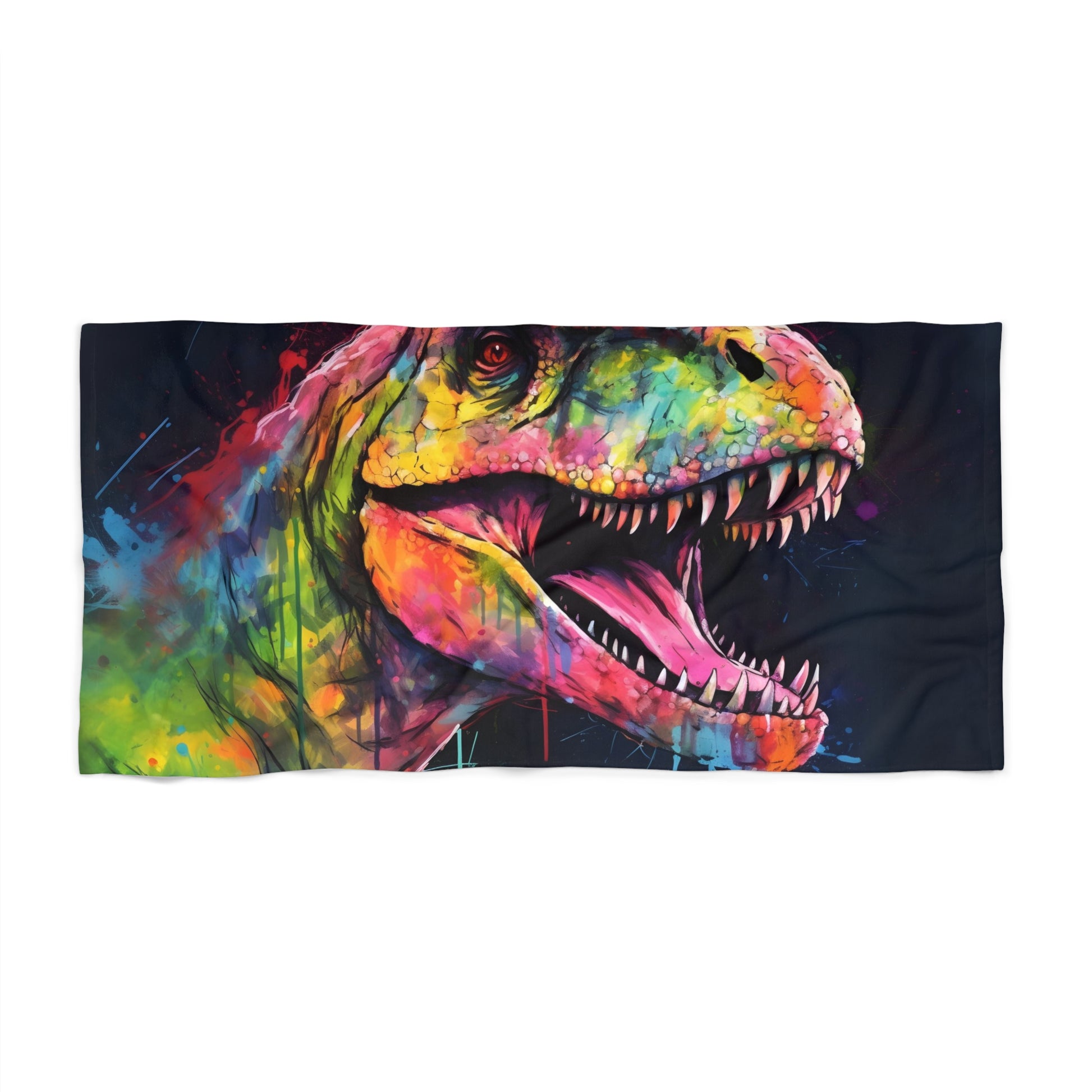 Trex Neon Watercolor Beach Towel | Home Decor | Bath, Bathroom, Home & Living, Seasonal Picks, Summer Challenge Picks, Towel, Towels | Prints with Passion