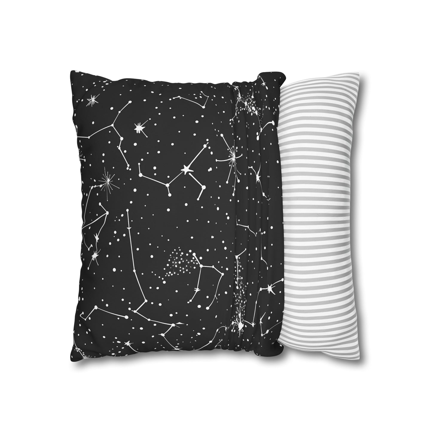 "Sleep under the stars with our Constellation Stars pillowcase, a magical addition to your bedroom. Luxuriously soft with a seamless pattern of galactic wonders." 

SEO-friendly alt text: "Constellation Stars Pillowcase - Galaxy Pattern, Soft & Luxurious"