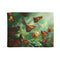 Bioengineered Butterfly Forest Plush Fleece Throw Blanket