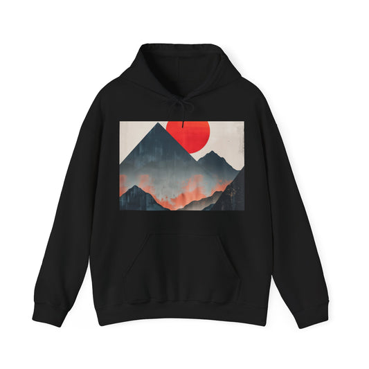 The Summit: A Serene Sunrise Hoodie | Hoodies | DTG, Hoodies, Men's Clothing, Regular fit, Unisex, Women's Clothing | Prints with Passion