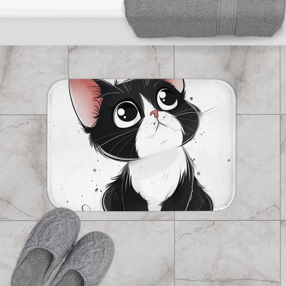 Purrfectly Cute Bath Mat | Bath Mats | Bath, Bathroom, Home & Living, Indoor, Sublimation | Prints with Passion