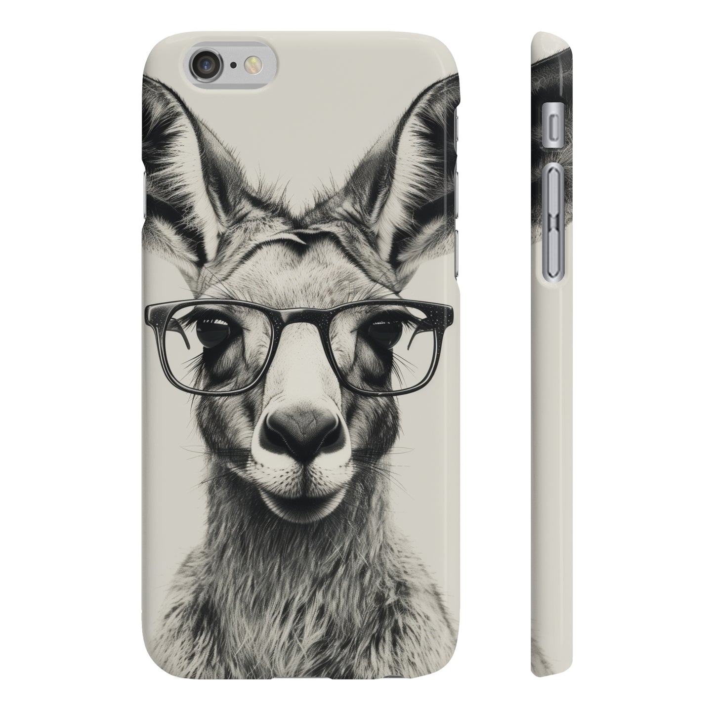 Hipster Roo:Cool Kangaroo Phone Case