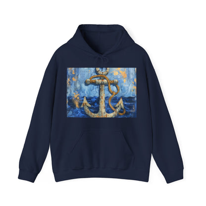 Steady Course: Navigate Life's Seas with This Nautical Hoodie