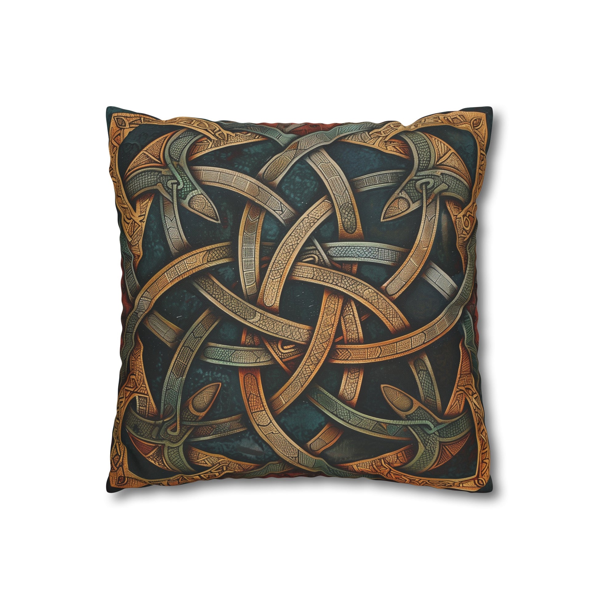 "Unique Celtic Knot Pillowcase: Add ancient mystique to your sleep space with this intricately designed pillowcase symbolizing eternity and loyalty. High-quality and perfect for all seasons!"