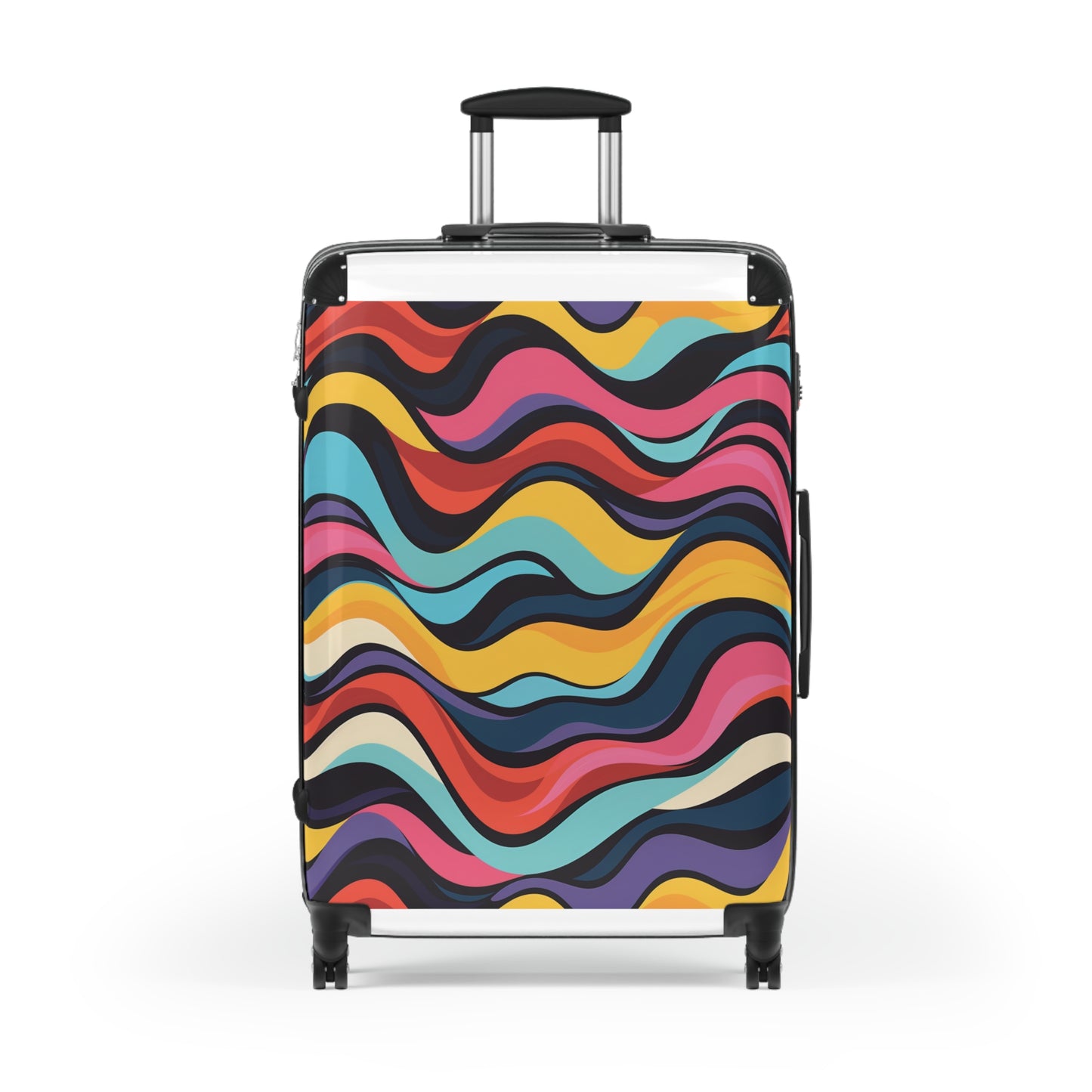 Retro Waves Vibrant Suitcase Set | Bags | Accessories, Bags, Travel, Travel Accessories | Prints with Passion