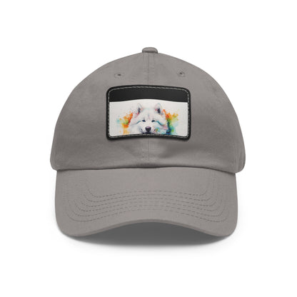 Watercolor Samoyed Charm Baseball Cap