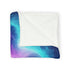 Data Ghost Drifting through Abandoned Plush Fleece Throw Blanket