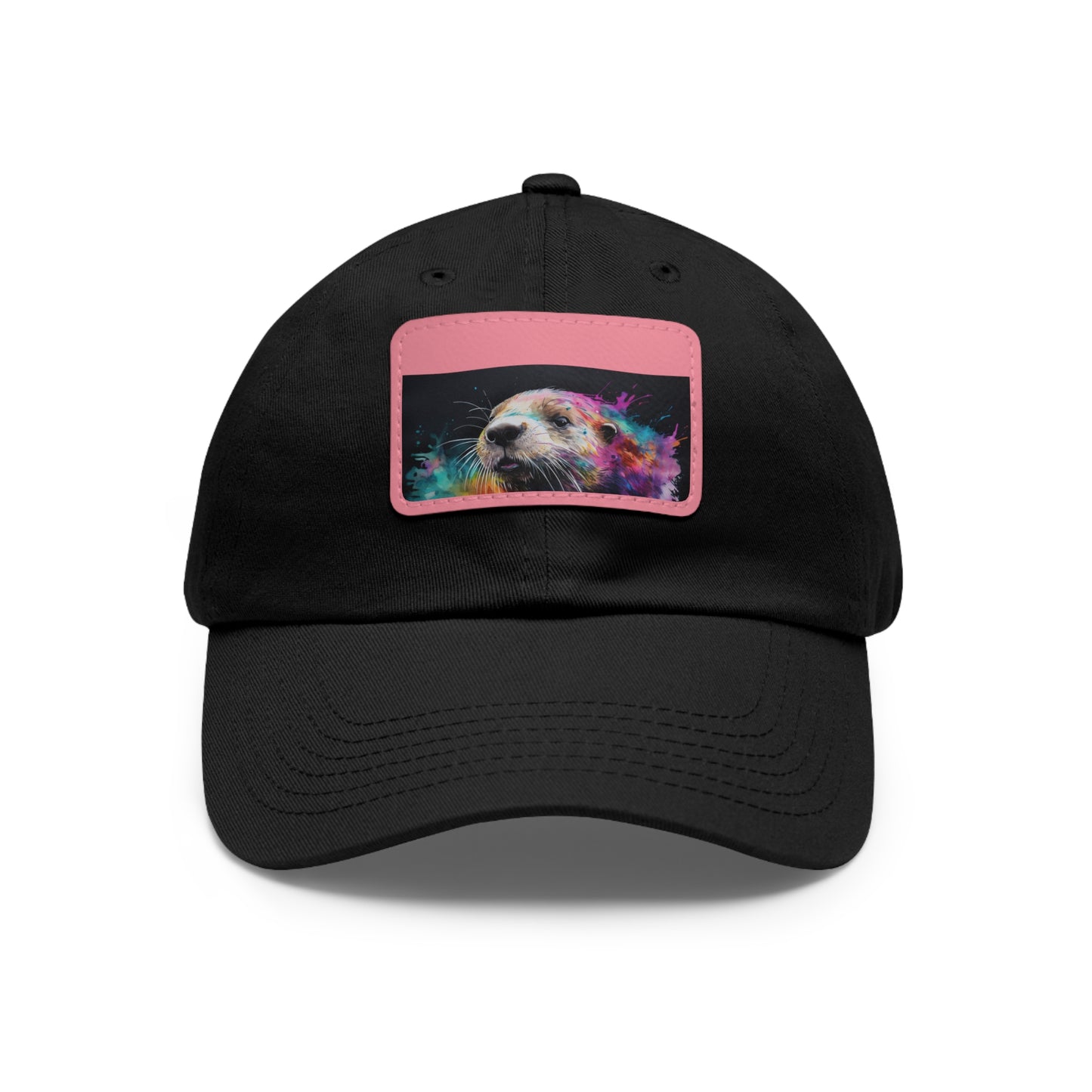 Happy Otter Watercolor Cap