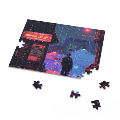 Retro Gaming Pixel Puzzle Challenge with iconic 80s video game characters and levels. Piece together nostalgia in jigsaw form!