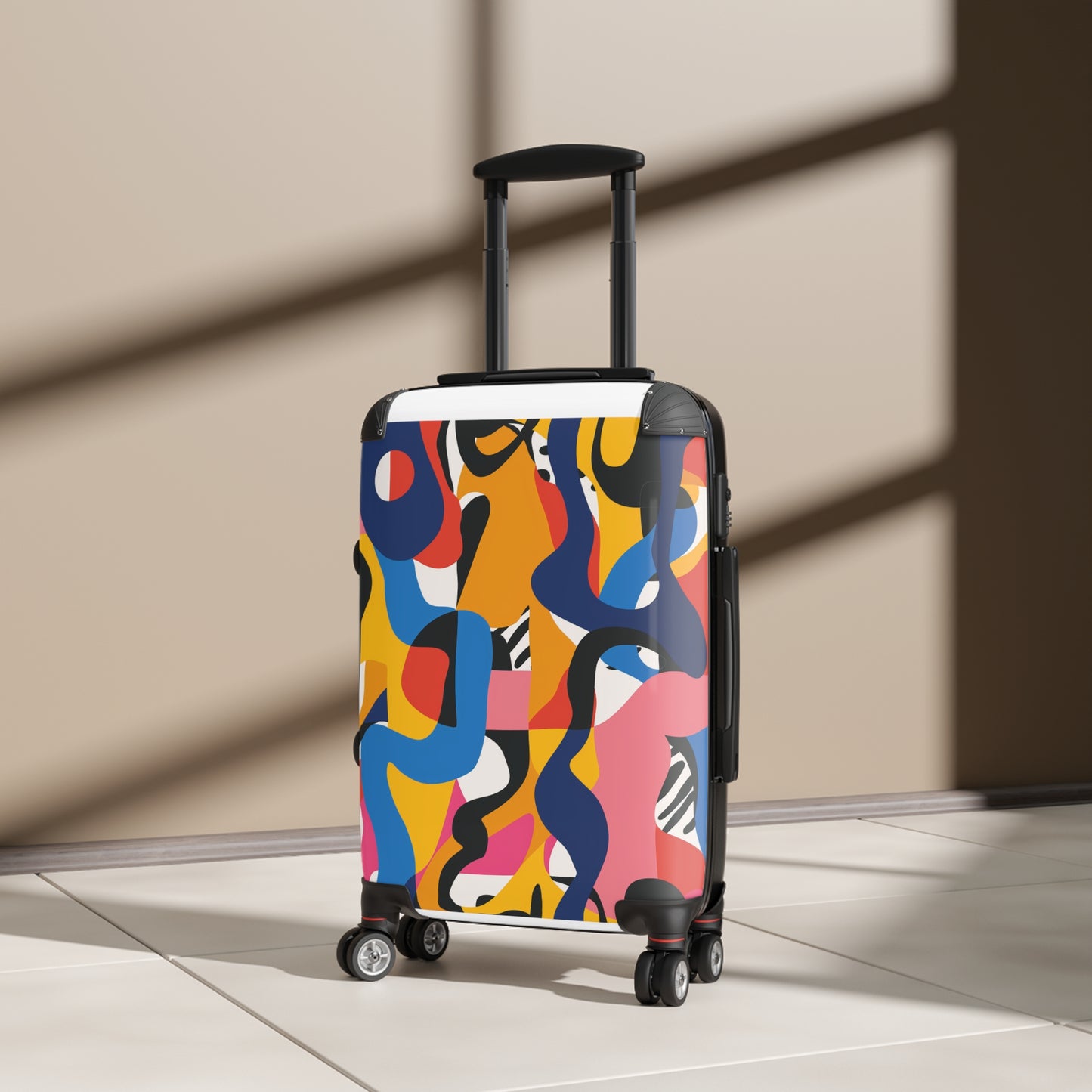 Vibrant Abstract Pattern Suitcase