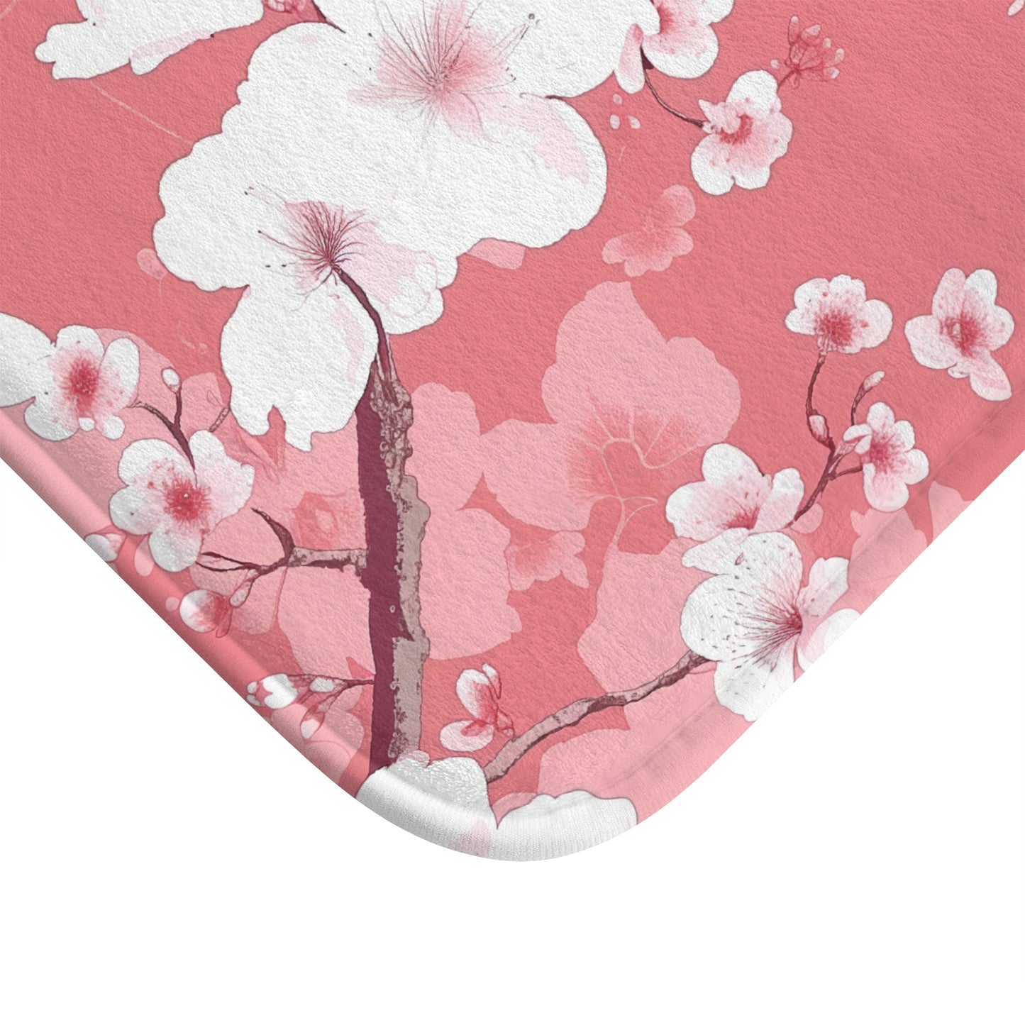 Cherry Blossom Blush Bath Mat